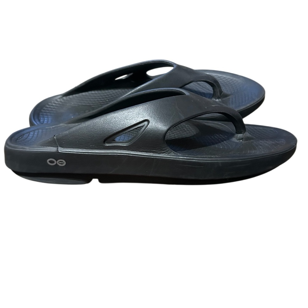 OOFOS OORIGINAL SANDAL - BLACK Size 11